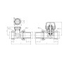 PERFEXIM KOMPLET TERMOSTATYCZNY PROSTY GRZEJNIKOWY 1/2" chrom  PHA-024